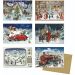 Miniature Selection of Nostalgic Scenes Advent Calendar Cards or Parcel Labels by Coppenrath 72030