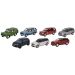 Oxford Diecast Range Rover Set Classic P38/3rd Gen/Vogue Evoque/Sport/Velar 7 piece 76SET72
