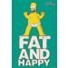 The Simpsons Fat and Happy Homer Poster FP2487