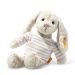 Steiff Hoppie Rabbit in stripy T-shirt 26cm 080975	