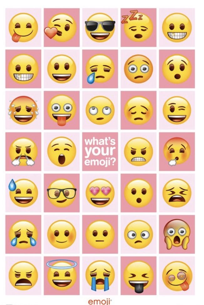 Emoji Know your Emoji Maxi Poster by GB Eye GN0854