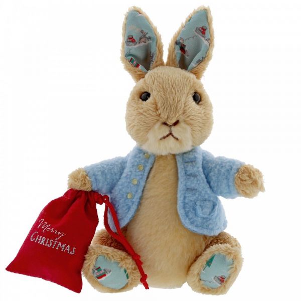 Beatrix Potter Peter Rabbit Christmas Small Soft Toy 16cm by GUND 6054395