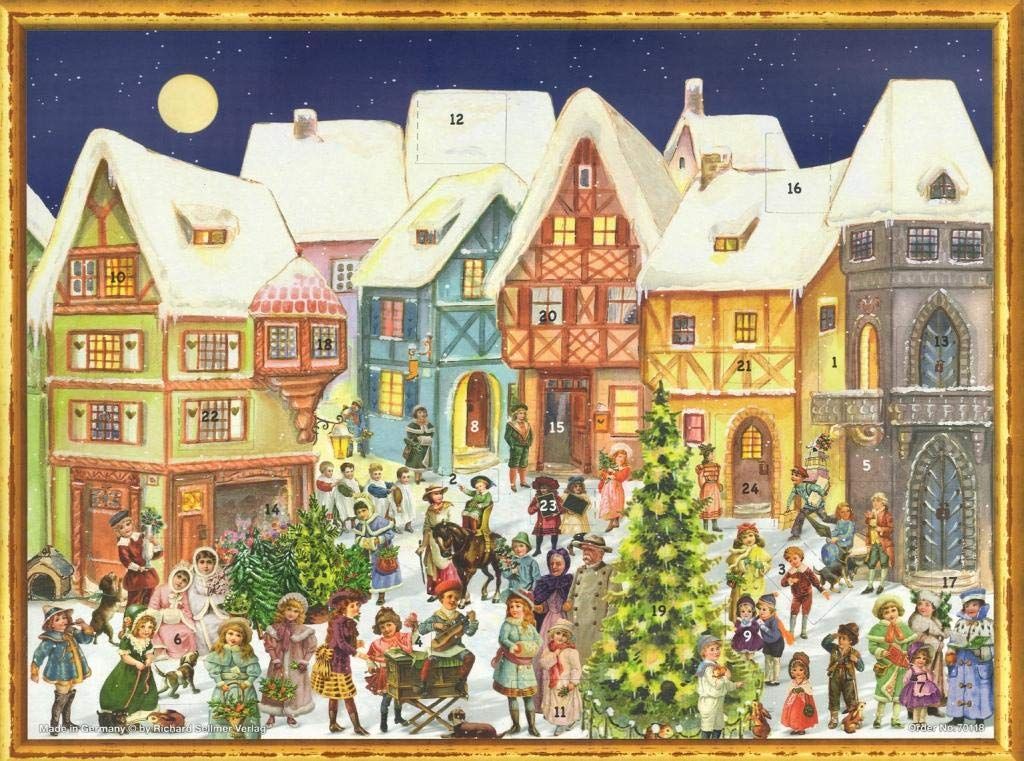 Richard Sellmer Advent Calendar Victorian Street Scene 70118 