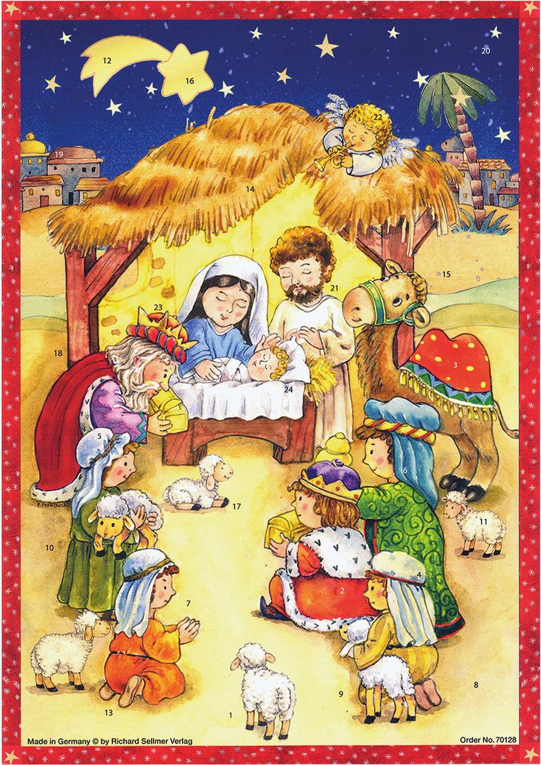 Richard Sellmer Advent Calendar Come to the Manger 70128 
