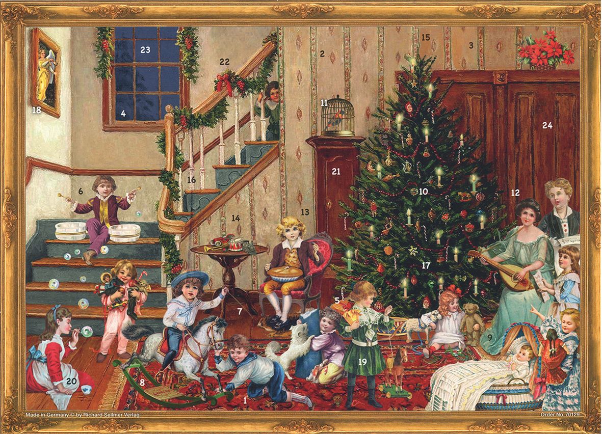Richard Sellmer Advent Calendar Christmas Eve Victorian 70129