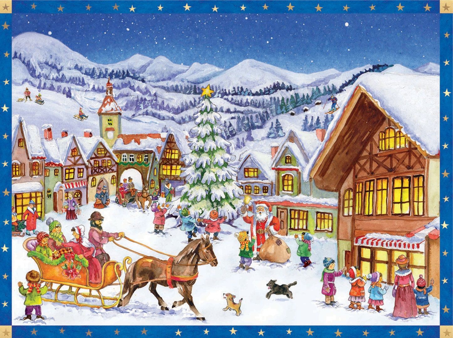 Richard Sellmer Advent Calendar Christmas in the Mountain Village 70137 