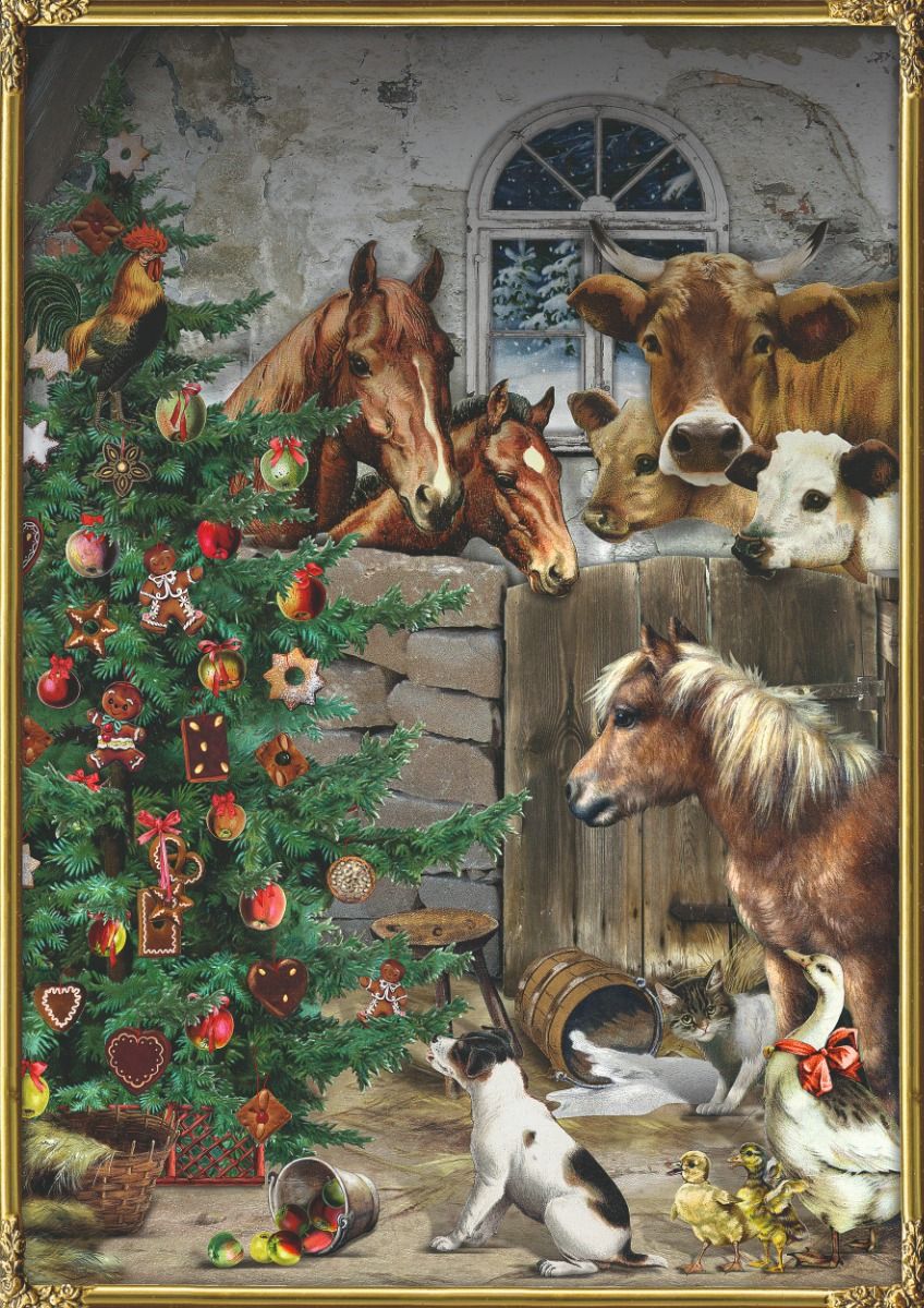 Coppenrath The Christmas Carousel A4 Traditional Advent Calendar Paper 