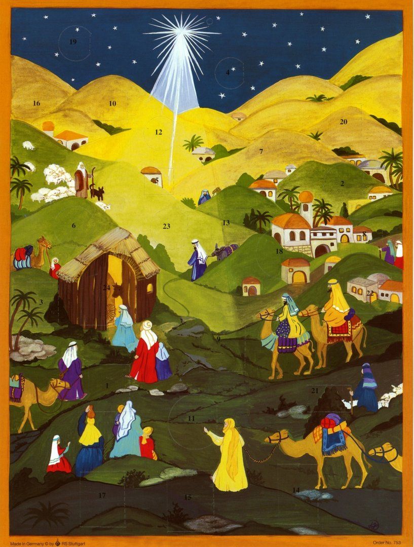 Richard Sellmer Advent Calendar In the Hills of Bethlehem 753