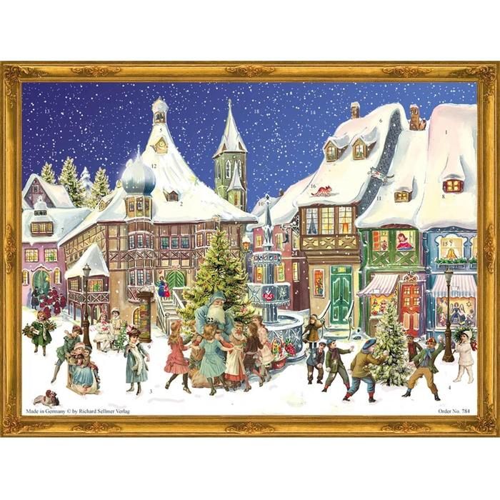 Richard Sellmer Traditional Advent Calendar Old Town 784 (A3)