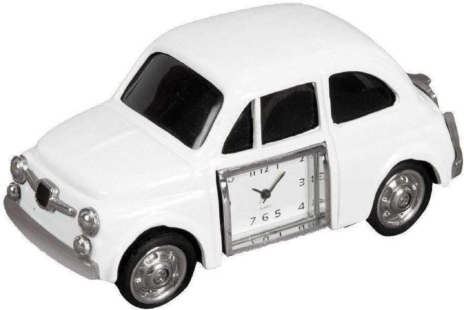White Car Miniature Clock by Widdop & Co 9008