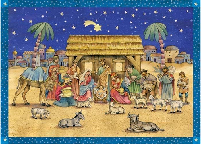 Richard Sellmer Advent Calendar A Visit to the Stable 70106