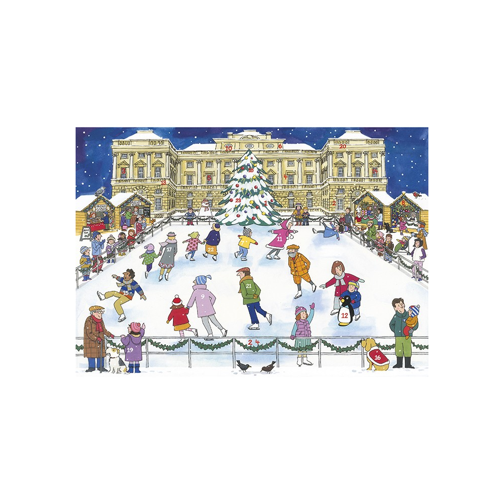 ACC7 Christmas Ice Skating Advent Calendar by Alison Gardiner