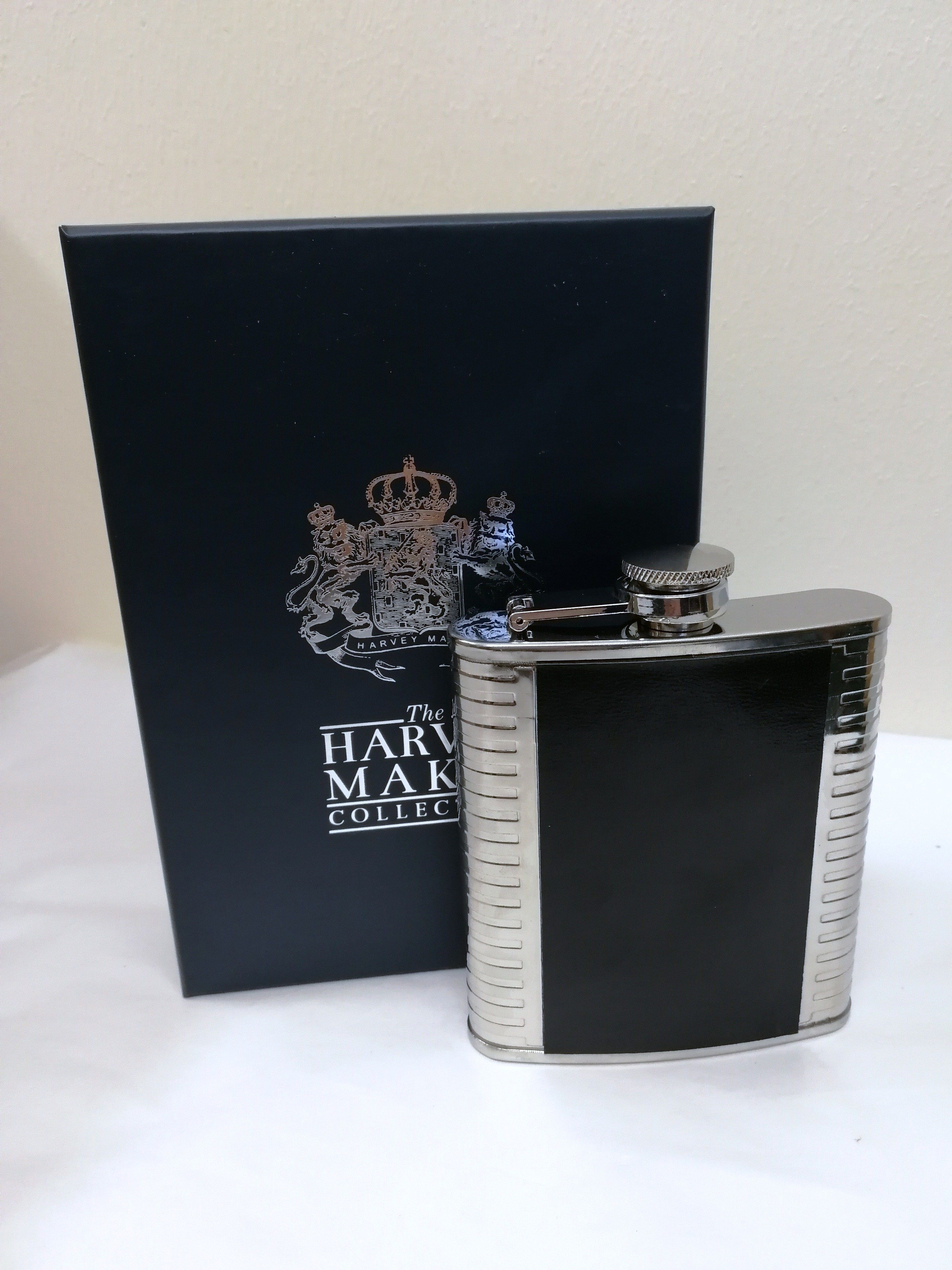 9806/6GF Harvey Makin Collection Hipflask by Widdop&Co