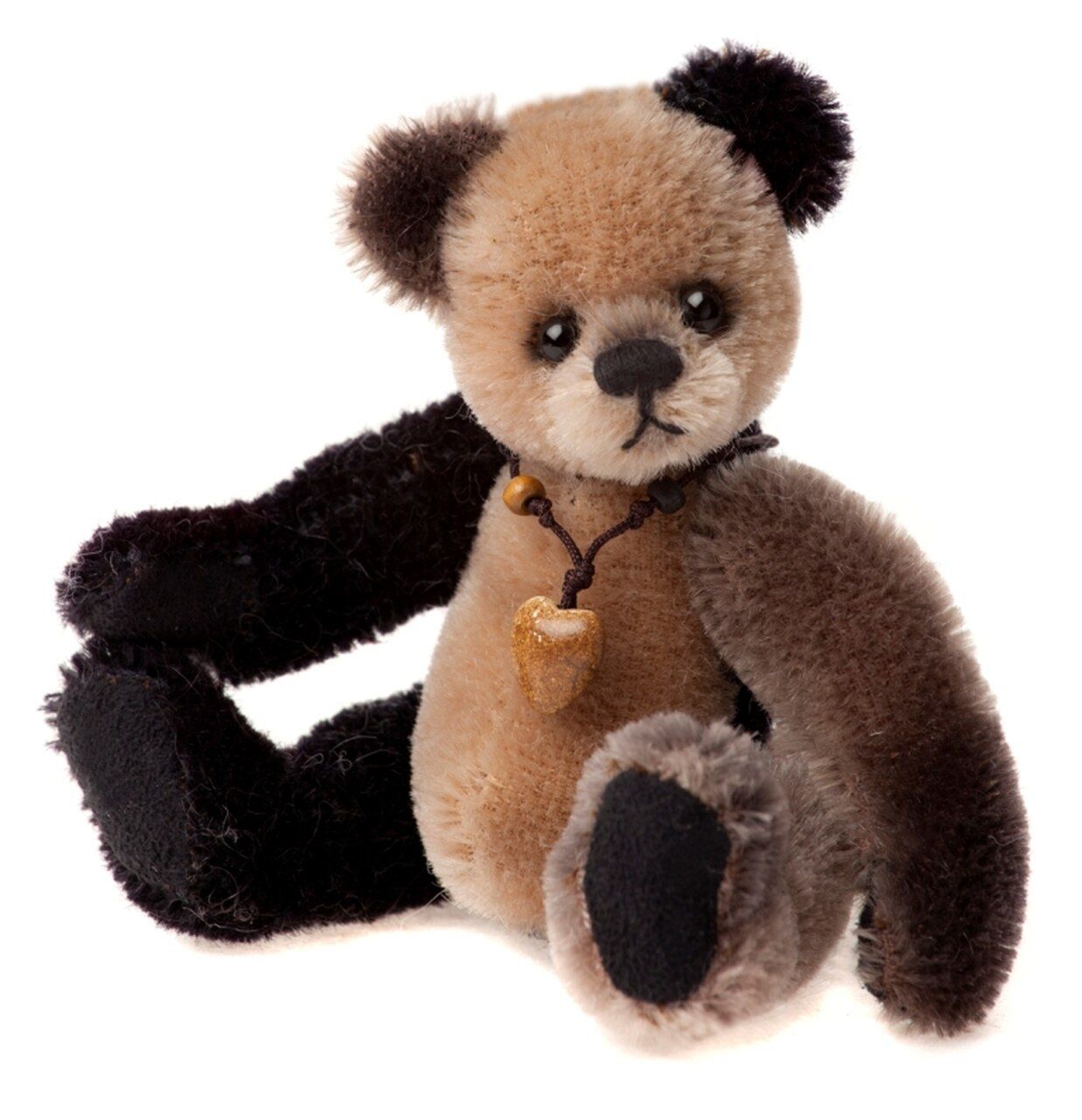 Charlie Bears Loafer Mohair Teddy Bear Keyring CBK635298A