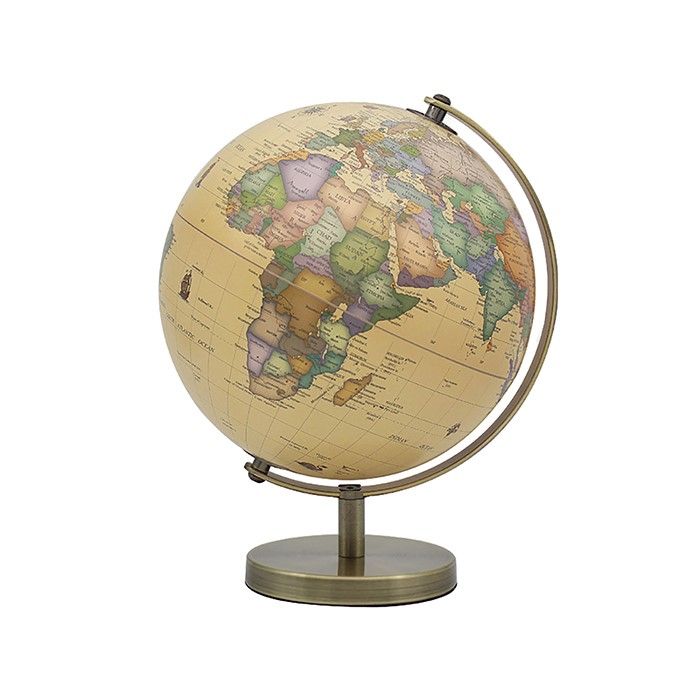 Vintage World Globe on stand 19.5cm 