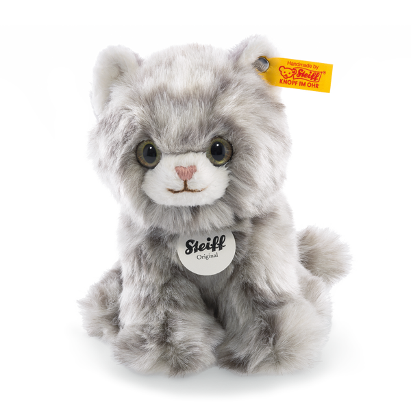 Steiff Minka Kitten Grey Plush 17cm 084010 