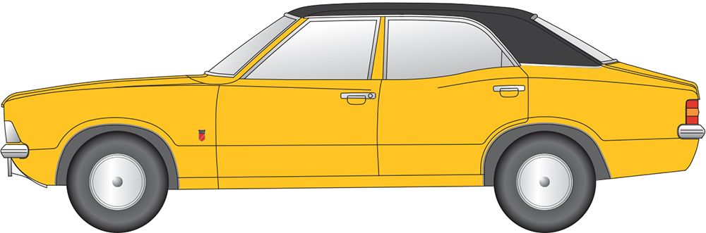 NCOR3002 Oxford Diecast Cortina MkIII Daytona Yellow 