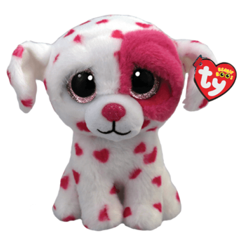 TY Beau Dog Valentine Beanie Boo 15cm 36539