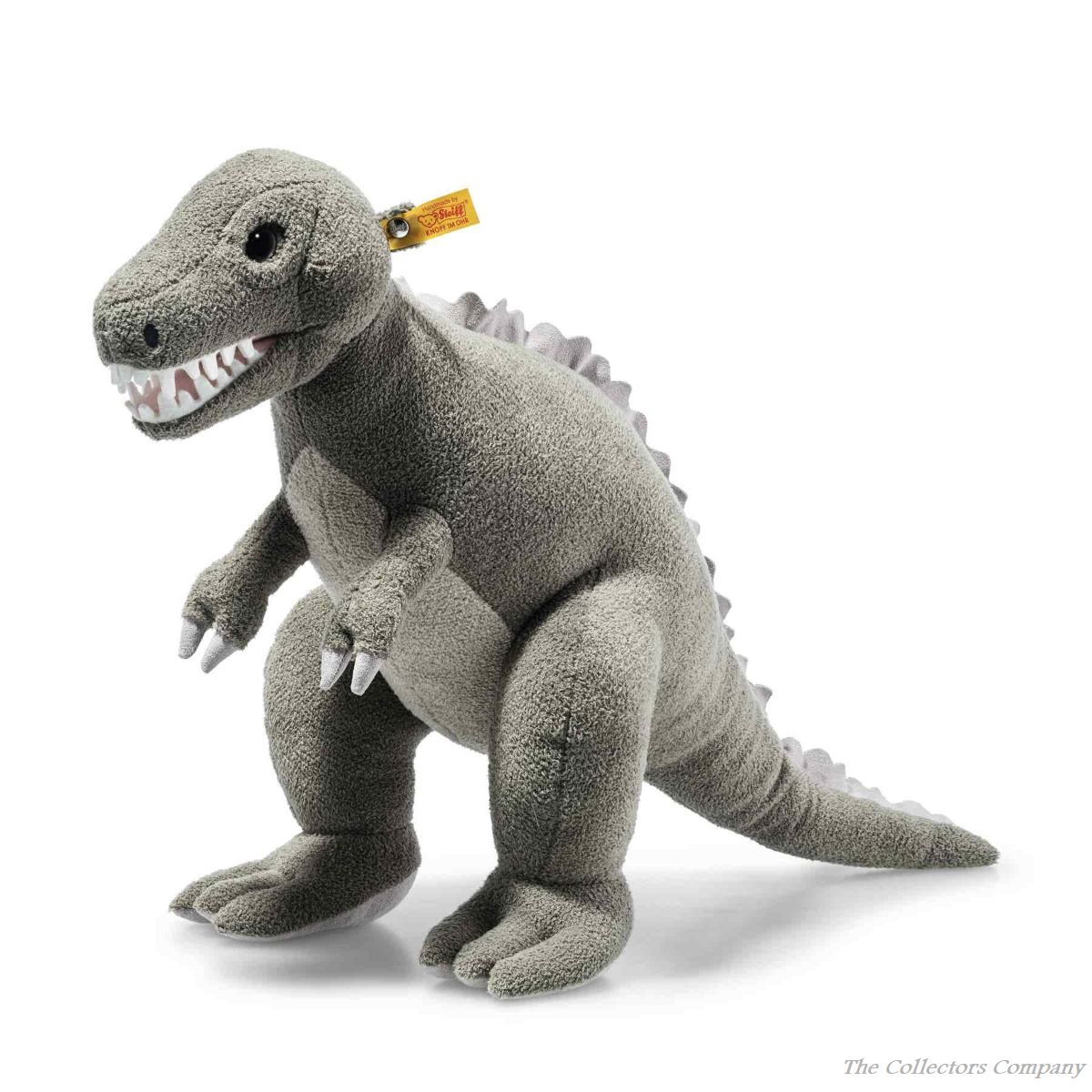 Steiff Thaisen T-Rex Dinosaur Grey Plush 45cm 067136