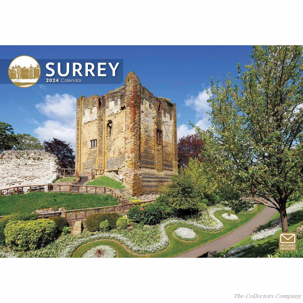 Surrey A4 Calendar 2024