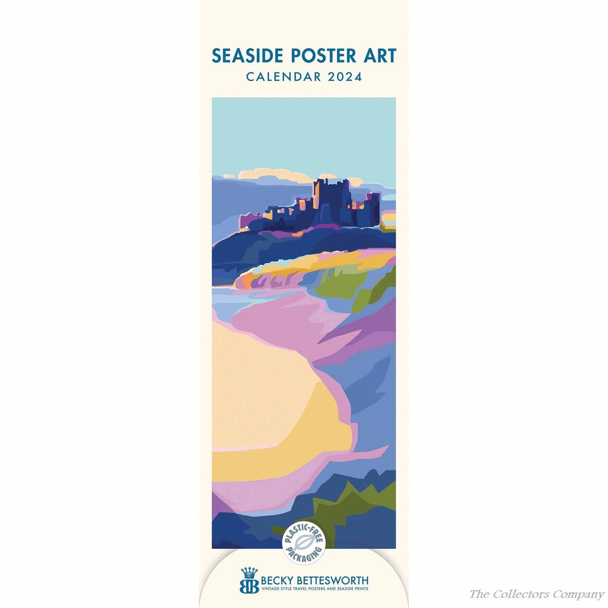 Seaside Poster Art Becky Bettesworth 2024 Calendar 240296