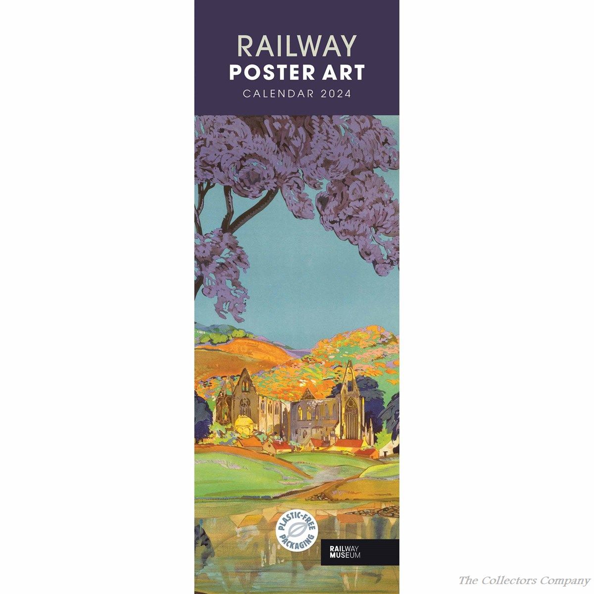 National Railway Museum Poster Art 2024 Slim Calendar 240437