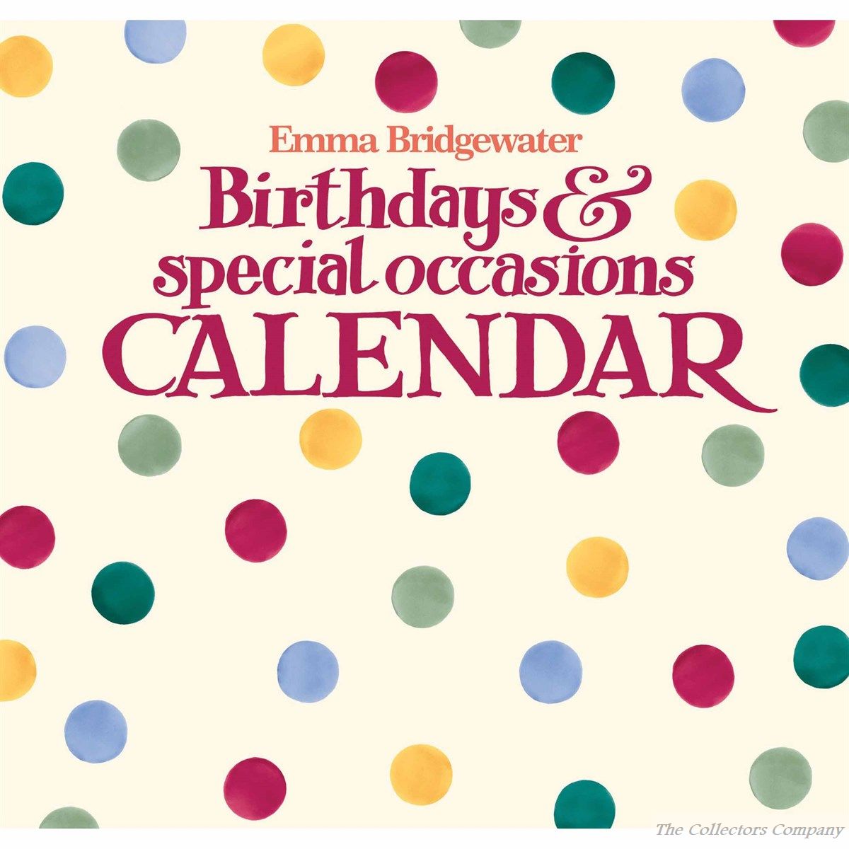 Emma Bridgewater Birthday Polka Dot Perpetual Calendar