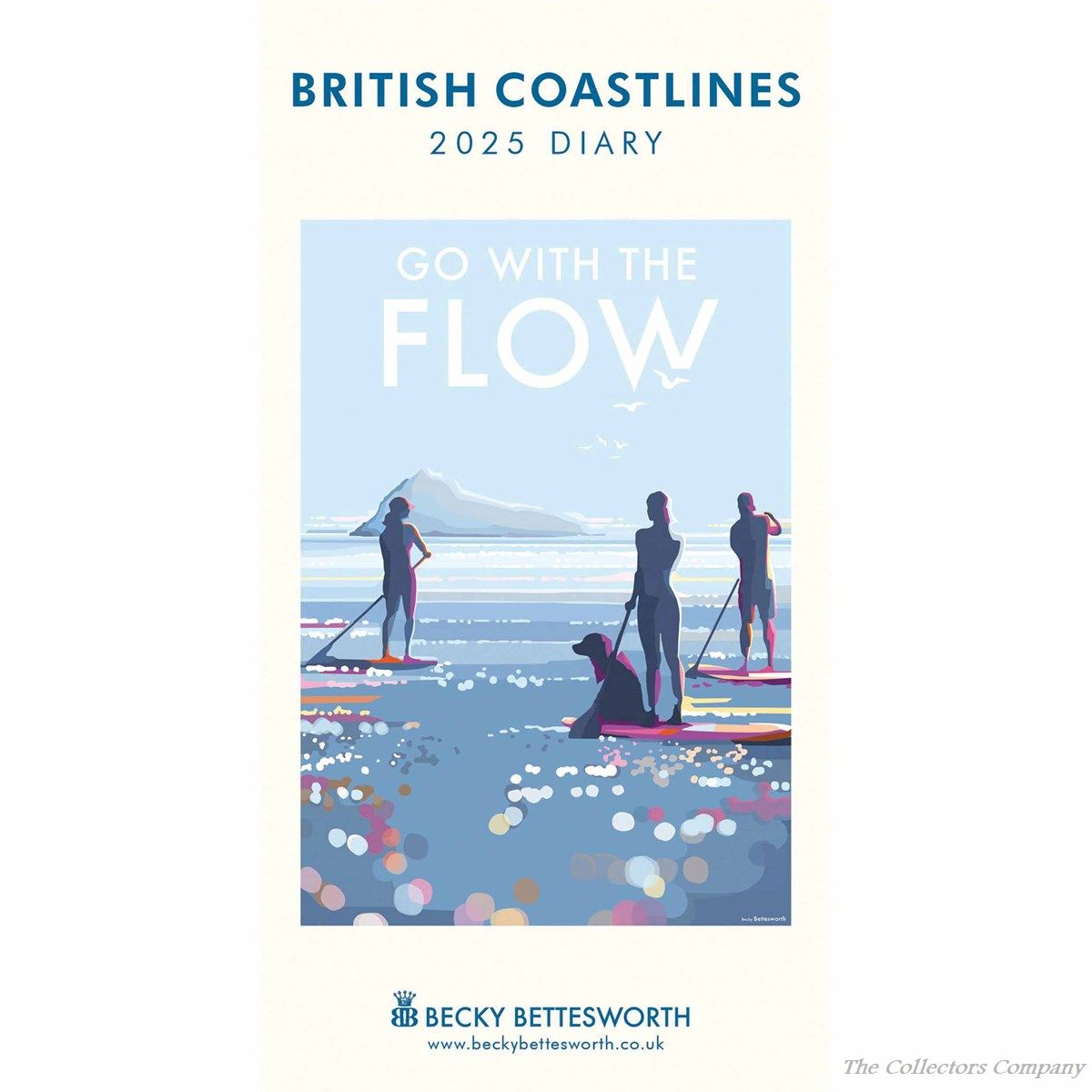 Becky Bettesworth British Coastlines Slim Diary 2025