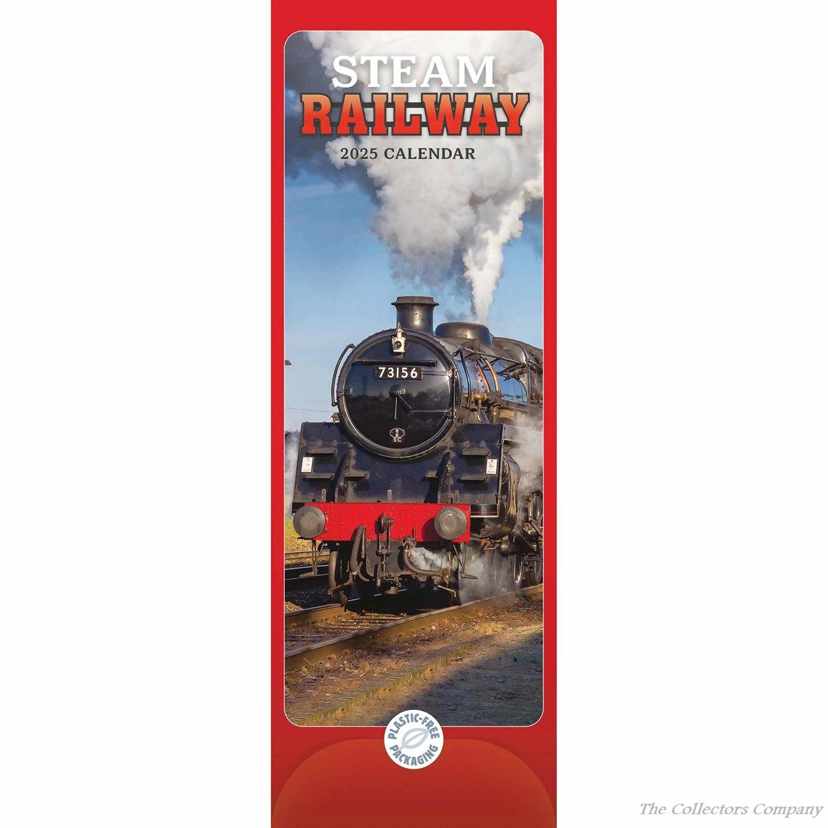 Steam Railway Slim Calendar 2025, Carousel Calendars 250521 Steam Railway Calendar 2025