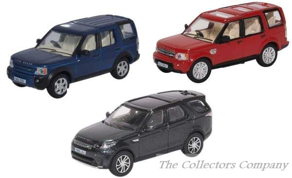 Oxford Diecast Land Rover Discovery Set 3/4/5/ (3 piece) 76SET71