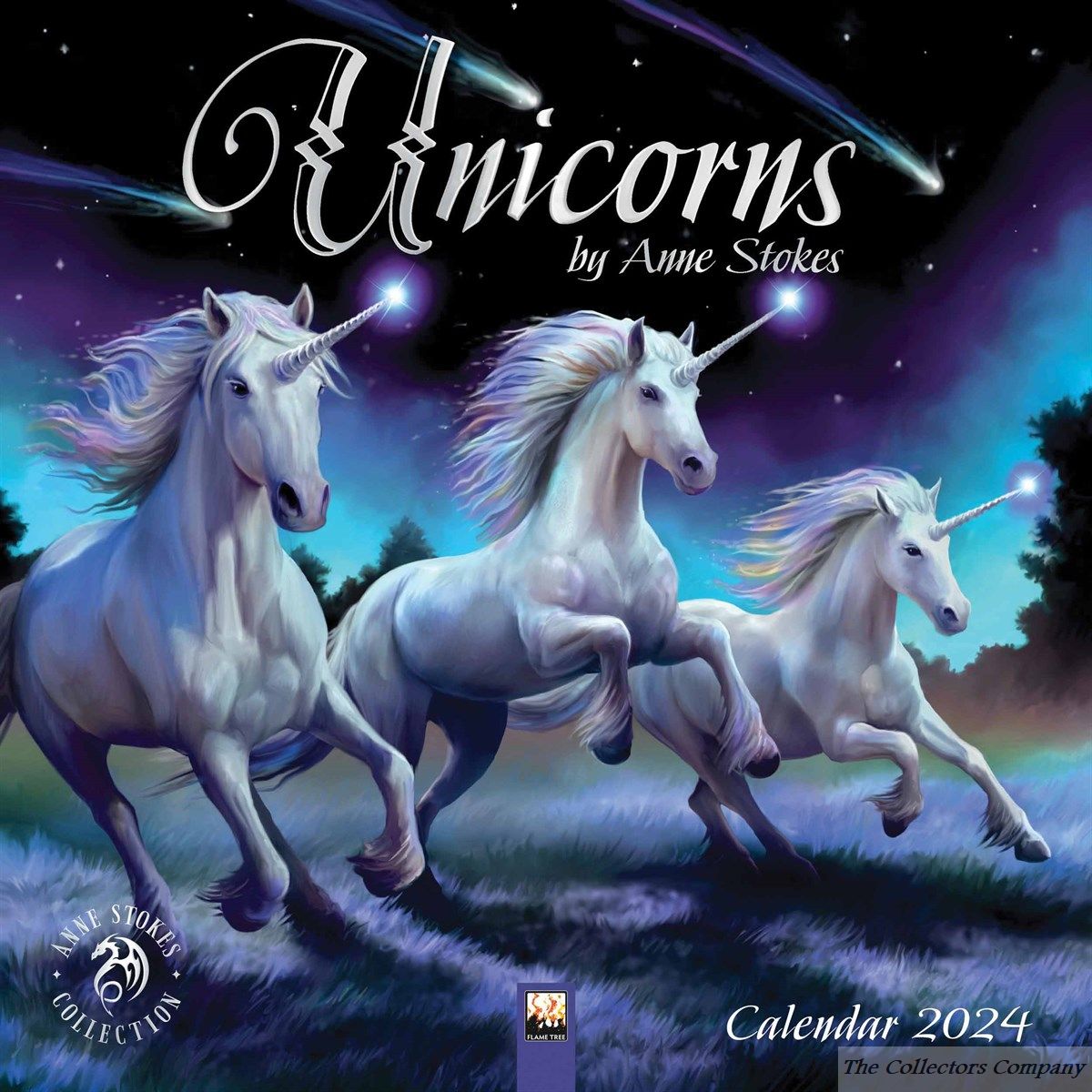Anne Stokes Unicorns Wall Calendar 2024