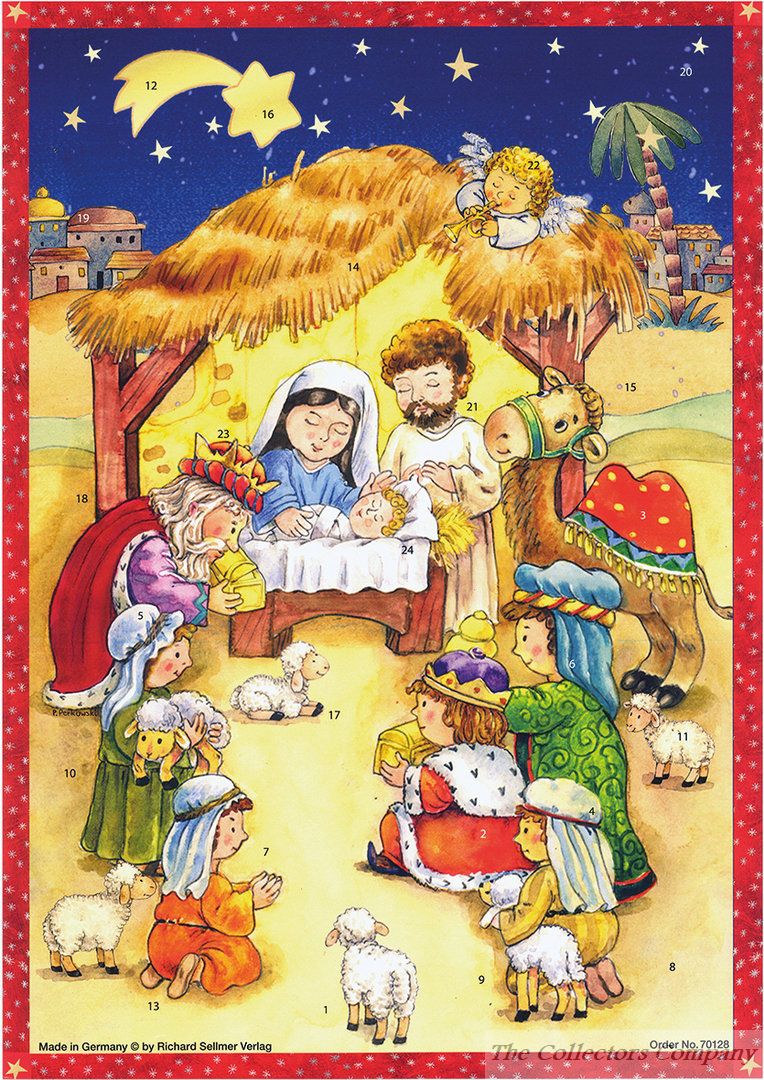 Richard Sellmer Advent Calendar The Crib at Bethlehem 70128