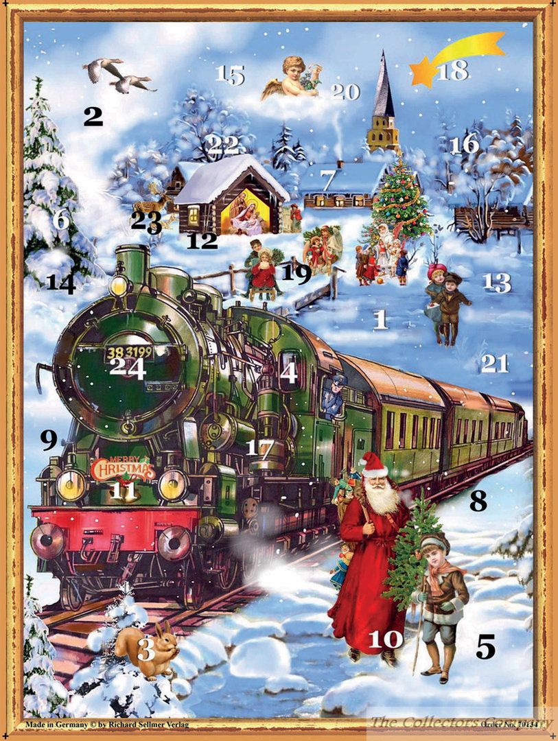 Richard Sellmer Advent Calendar Train in the Snow 70134