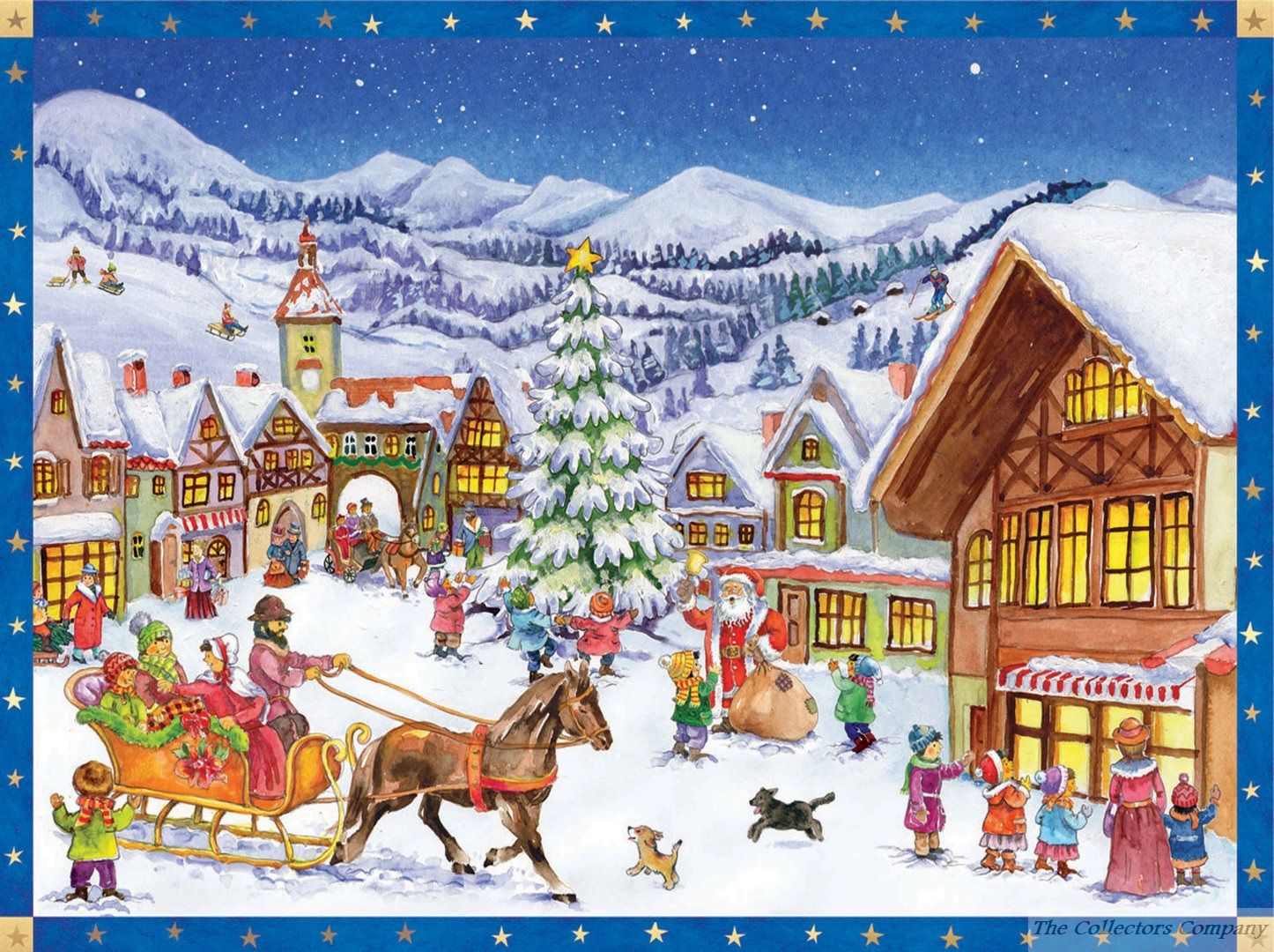 Richard Sellmer Advent Calendar Christmas in the Mountain Village 70137 