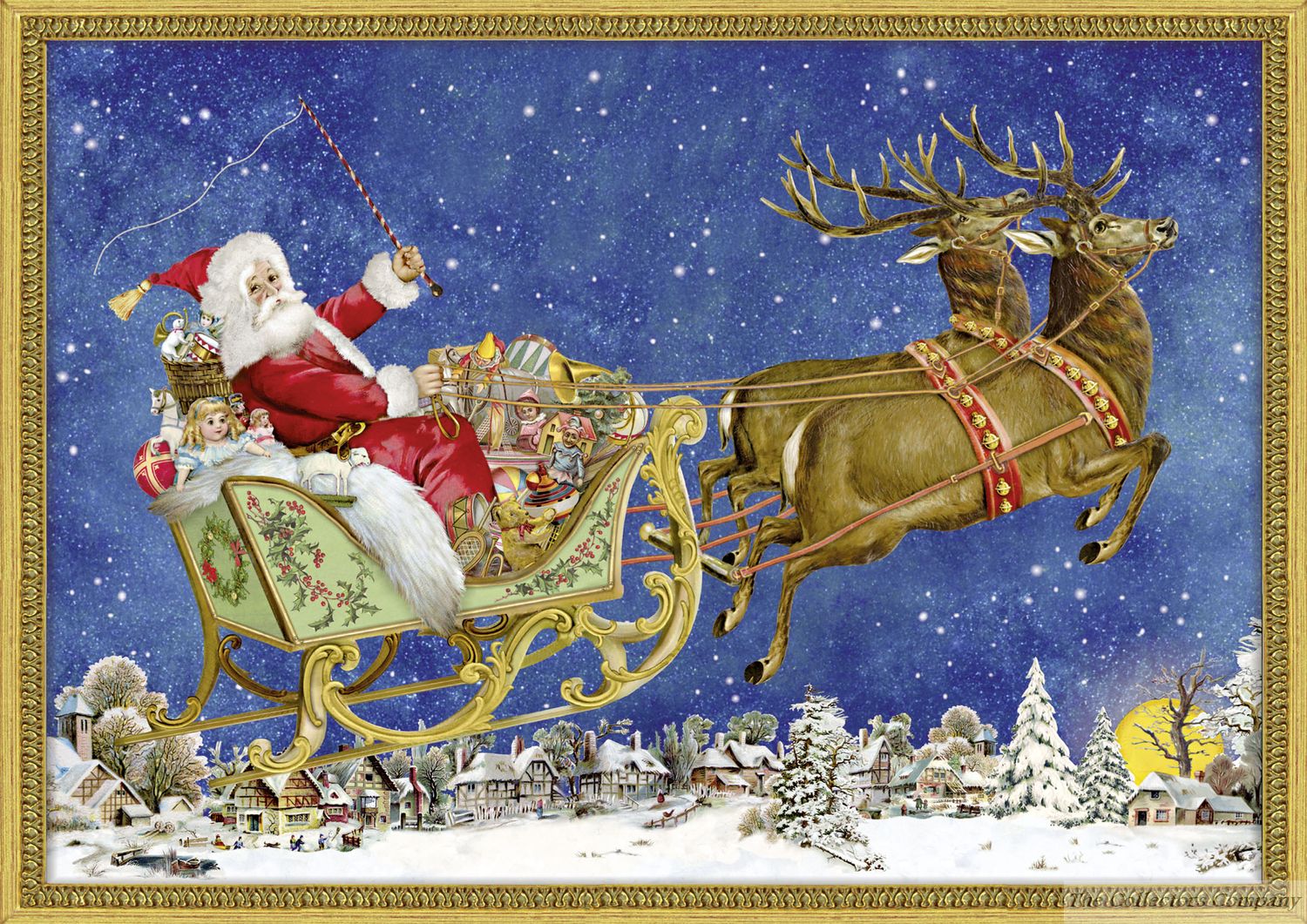 Victorian Christmas Sleigh Advent Calendar Coppenrath 71325