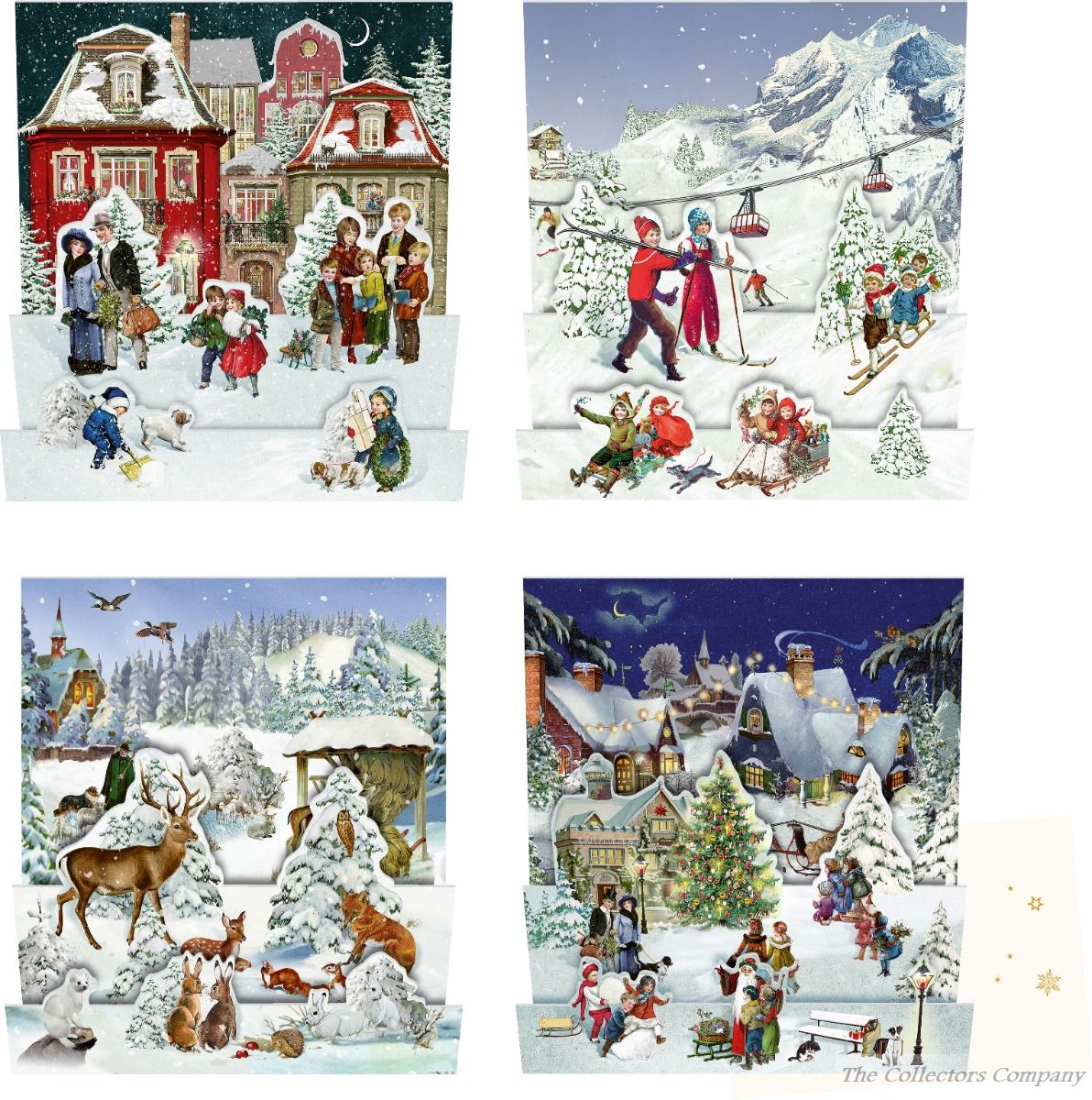 Coppenrath 3D Winterscapes Mini Advent Calendar Cards 72271