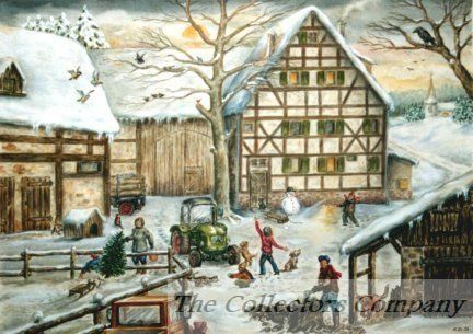 Richard Sellmer Advent Calendar Farm Yard German Christmas 758