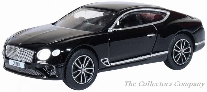 Oxford Diecast Bentley Continental GT Onyx Black 76BCGT003