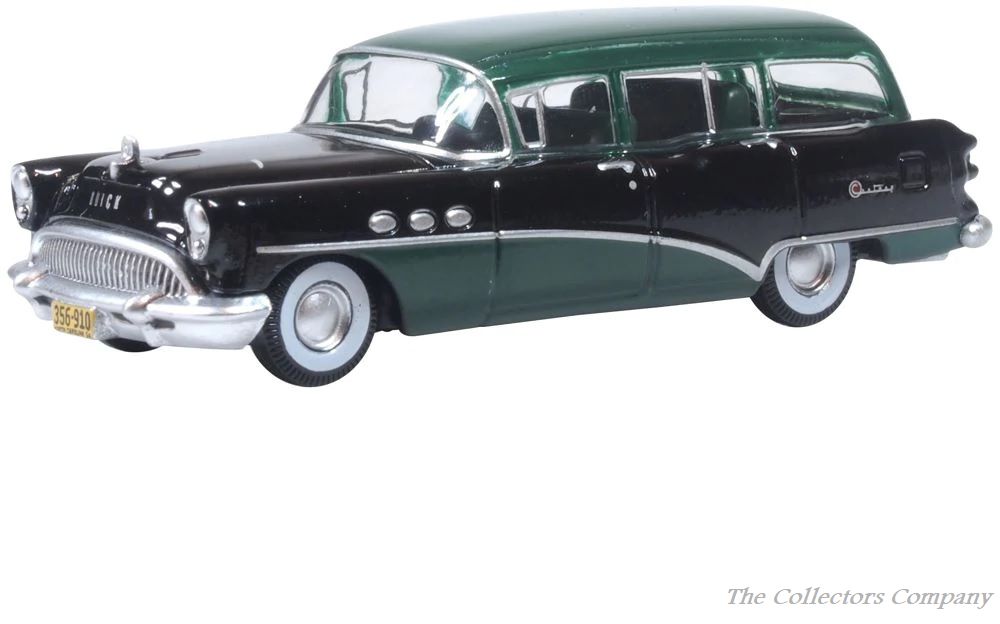 Oxford Diecast Buick Century Estate Wagon 1954 Green/Black 87BCE54002