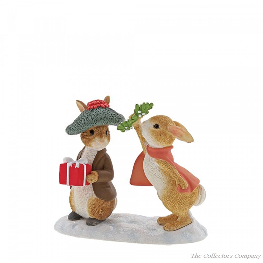 Beatrix Potter Flopsy and Benjamin Bunny Under the Mistletoe A30181