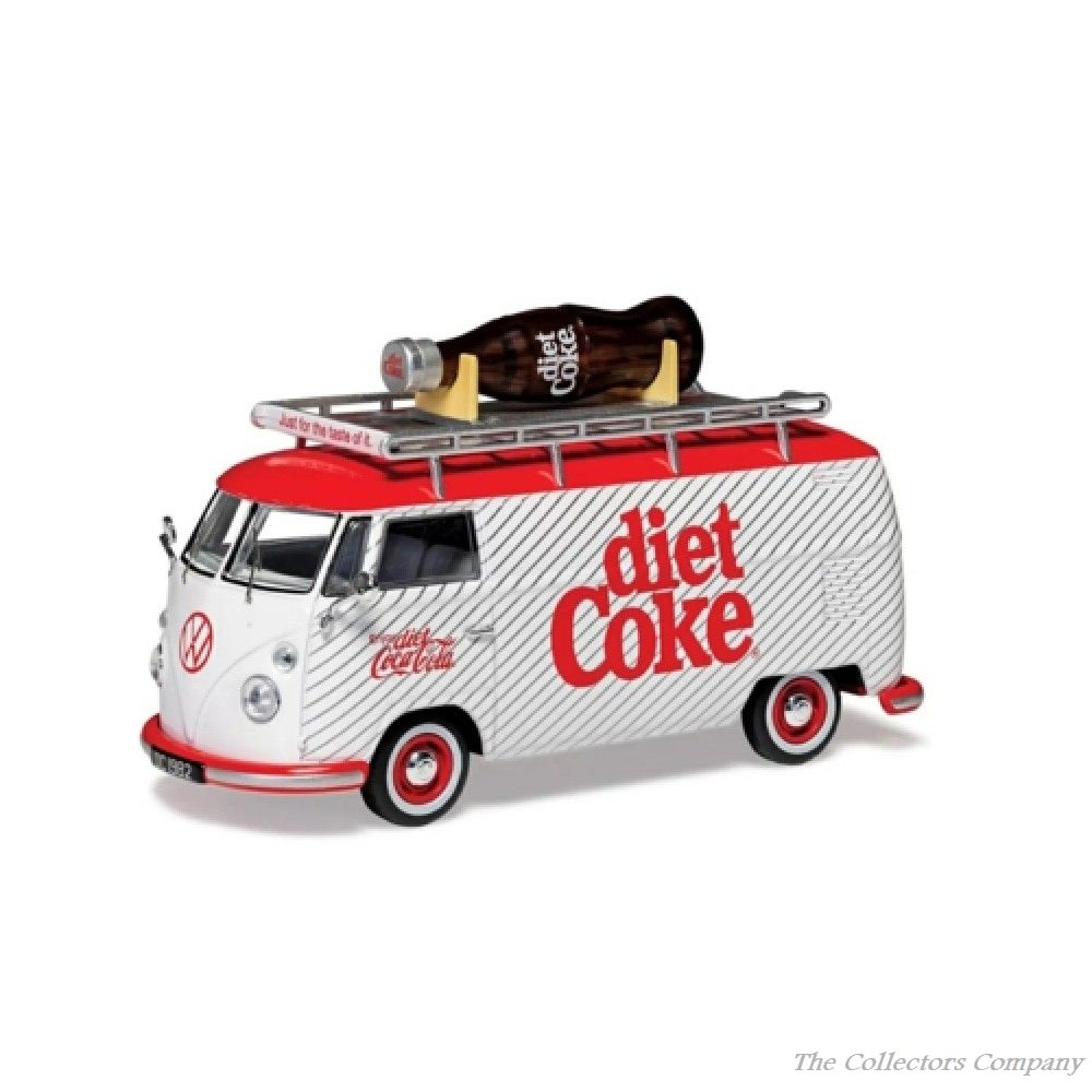 Volkswagen Type 2 (T1) Split Screen Panel Campervan 1/43 scale Diet Coke - Giant Coke Bottle CC02747