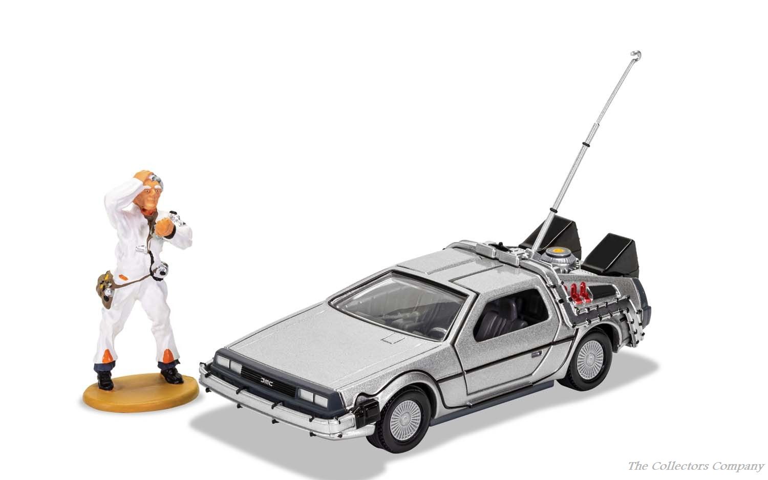 ORGI CC05503 Back to the Future DeLorean and Doc Brown Figure 