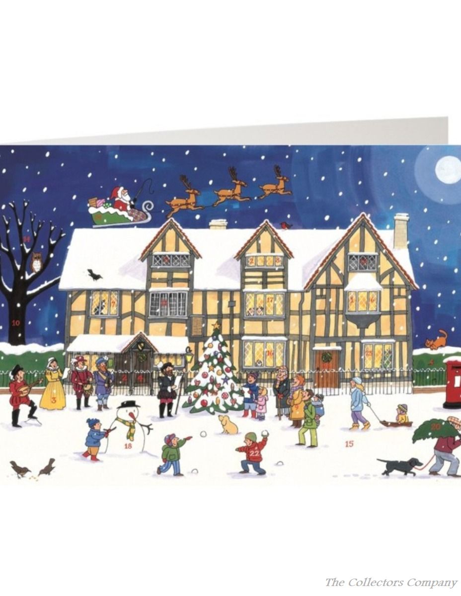 Christmas at the Old Town House Advent Calendar Card Alison Gardiner ACC5