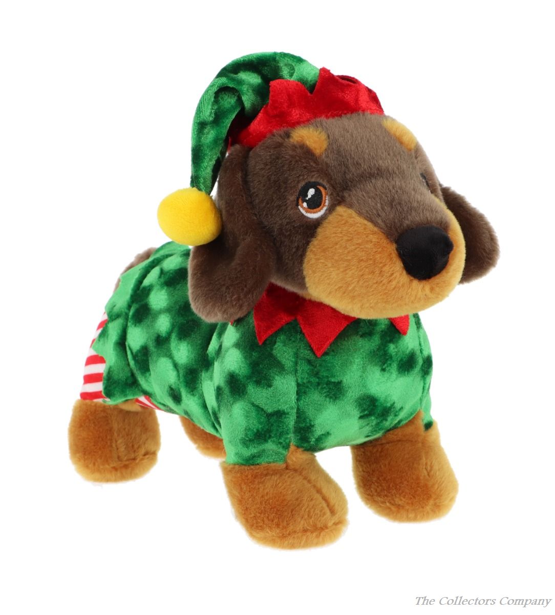 Dachshund in Christmas Elf Outfit Keeleco SX2726