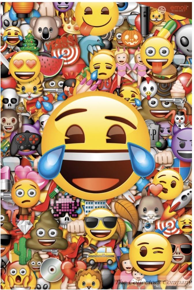 Emoji Collage Bravado Maxi Poster by GB Eye GN0843