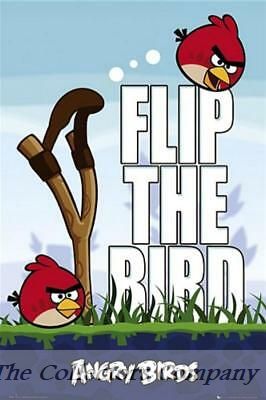 Angry Birds Flip The Bird Poster FP2609