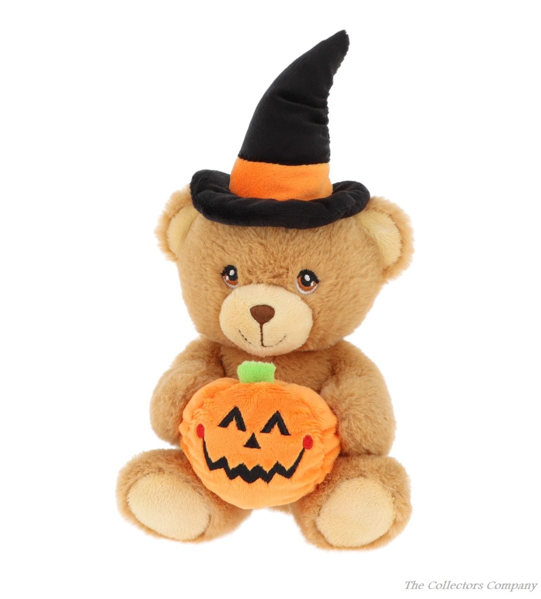 Halloween Teddy Bear with Witches Hat and Pumpkin EH2816