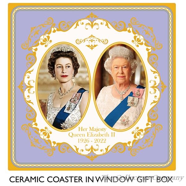 Queen Elizabeth II Commemorative Ceramic Coaster LP18208