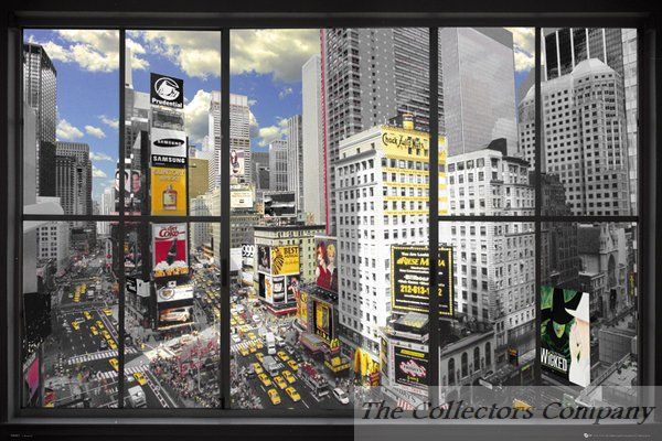 New York Window Poster PH0457