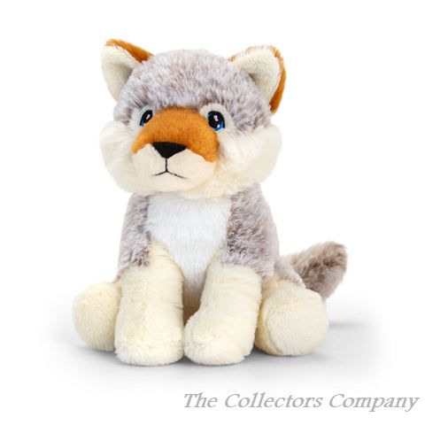 Keeleco small Wolf by Keel Toys 18cm (7 inches) SE1034